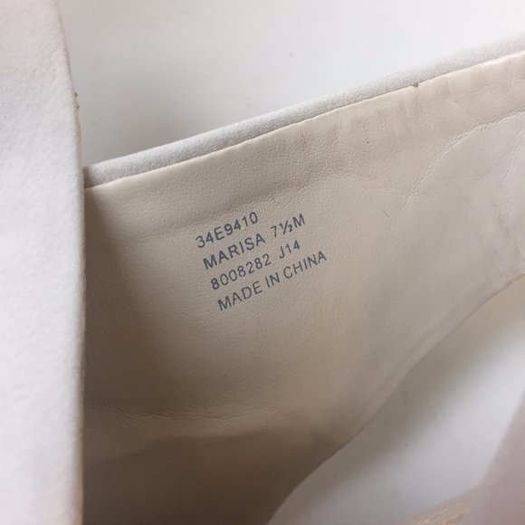 Calvin Klein Marisa Wedge Heels, Size 7.5, Ivory - Picture 6 of 10
